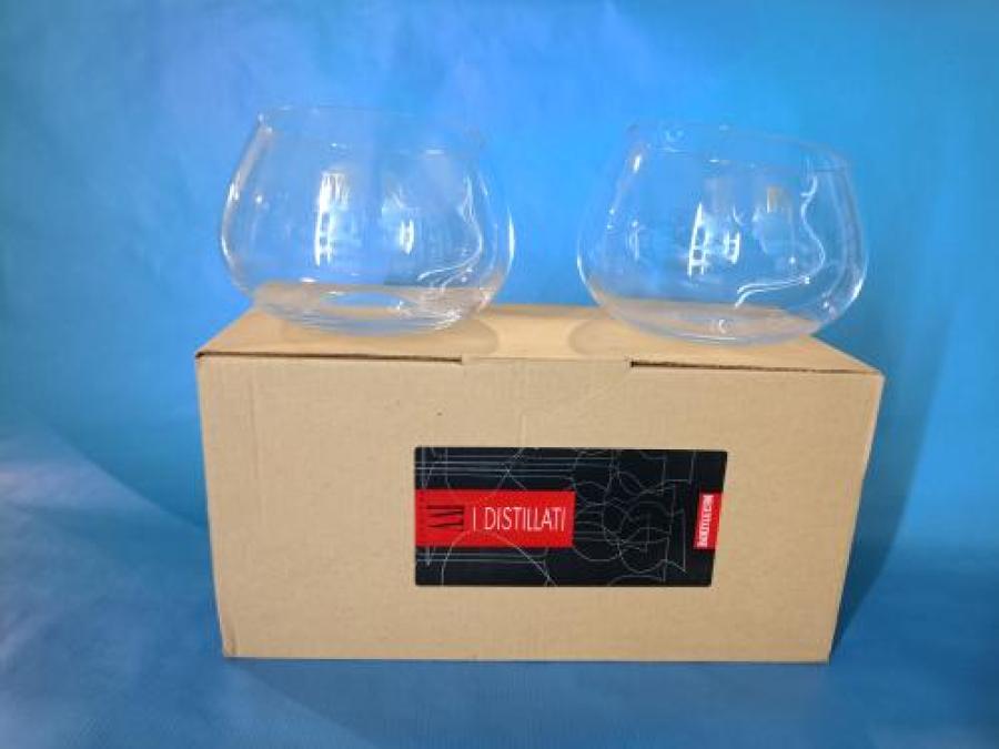 Regalo utile e originale per uomo? - Set 2 Bicchieri cognac di IVV completi  di scatola regalo -  - Articoli per la casa e Bomboniere -  Solo on line